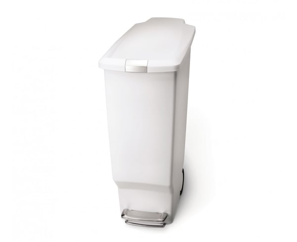 simplehuman CW1362 papperkorgar 40 l Rektangulär Plast Vit