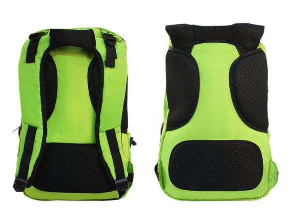KeepOut BK7F rygsæk Sort, Grøn Imiteret læder, Nylon