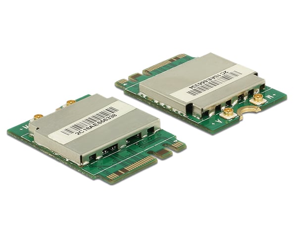 Miniatyrbillede 1 af 3: DeLOCK 95254 netværkskort WLAN / Bluetooth 433,3 Mbit/s