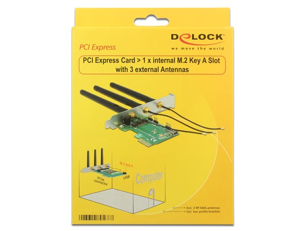 Pikkukuva 2 / 4: DeLOCK 89568 liitäntäkortti/-sovitin Sisäinen M.2