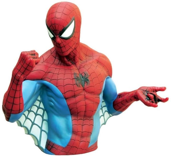 Monogram Spider-Man Bust Bank