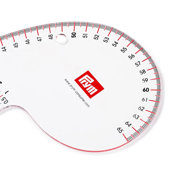 Miniatyrbillede 3 af 4: Prym 611501 lineal 525 mm Plast Transparent 1 stk