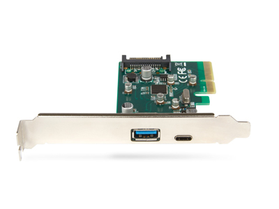 Miniatyrbillede 1 af 2: Hamlet HUSB312TCPCX interface-kort/adapter Intern USB 3.2 Gen 1 (3.1 Gen 1)