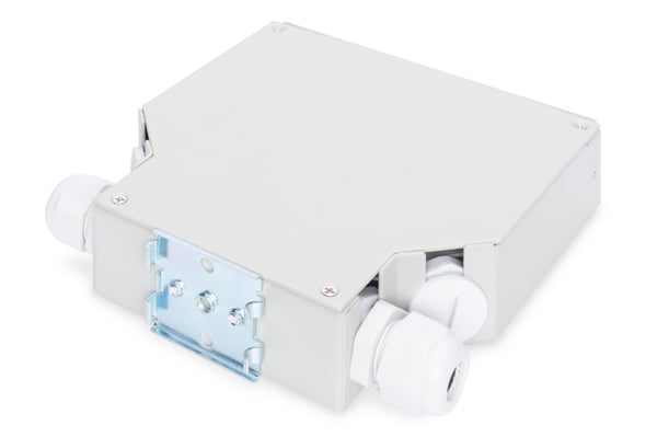 Miniatyrbillede 4 af 6: DIGITUS DIN-skinne Splejseboks til 8 LC/DX Koblinger