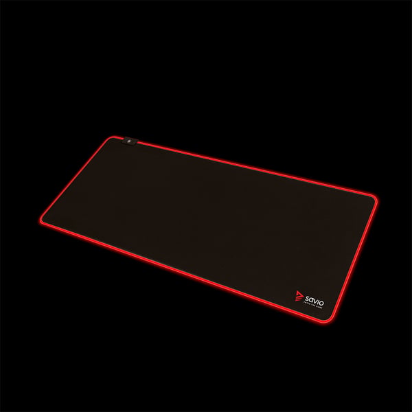 Miniatyrbillede 10 af 28: Savio LED EDITION Turbo Dynamic XL 900x400 RGB Pro Gaming Mousepad'900mm x 400mm Gaming musemåtte Sort