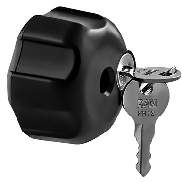 RAM Mounts RAM-KNOB3L monteringskit Svart Aluminium
