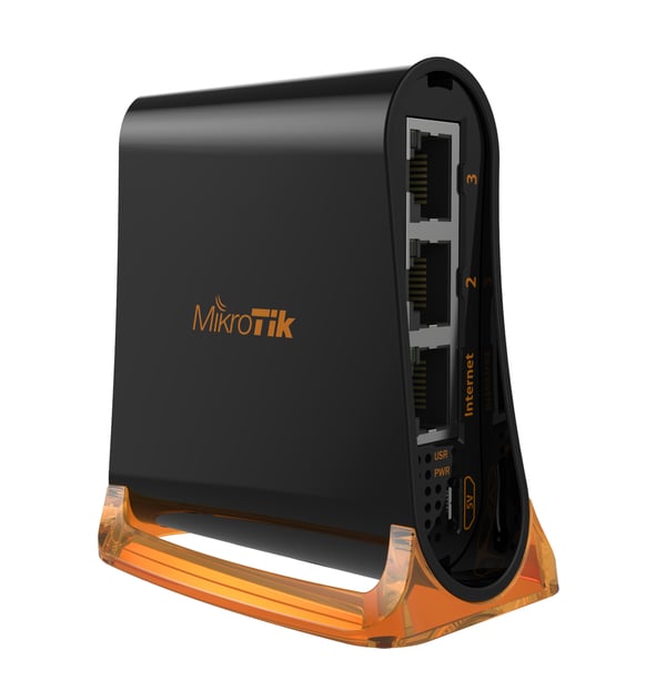 Miniatyrbild 2 av 2: Mikrotik hAP mini 100 Mbit/s Svart, mässing