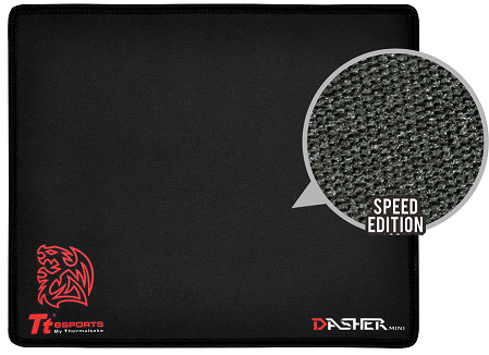 Miniatyrbild 4 av 5: Thermaltake DASHER 2016 Spelmusmatta Svart