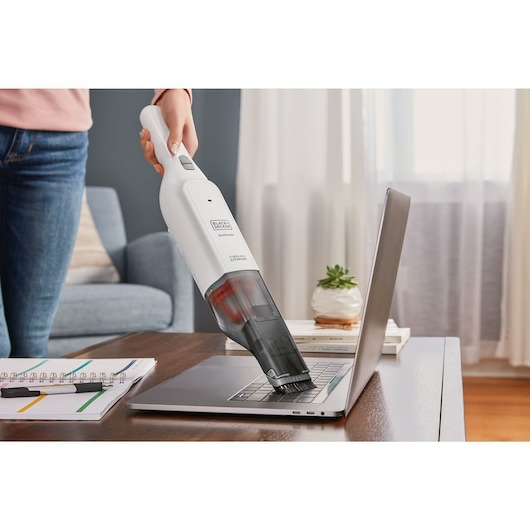 Black & Decker HLVC315J11-QW handdammsugare Svart, Vit Utan påse