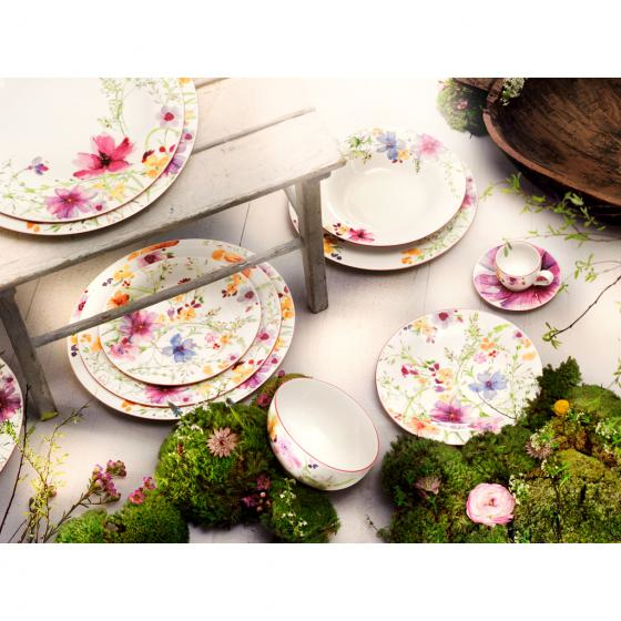 Miniatyrbild 3 av 3: Villeroy & Boch Mariefleur Basic Soppskål 0,75 l Rund Porslin Multifärg 1 styck