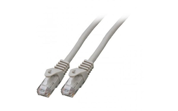 Mercodan Patchkabel KAT6 UTP, Grå, 3,0m, Halogenfri, 2x4xAWG24 LSZH, Polybag, CCA netværkskabel 3 m Cat6 U/UTP (UTP) Rund