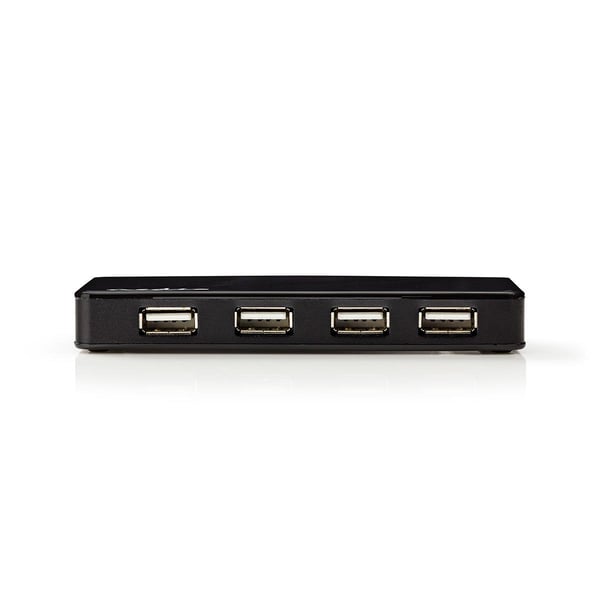 Miniatyrbillede 1 af 6: Nedis UHUBU2730BK interface hub USB 2.0 Sort