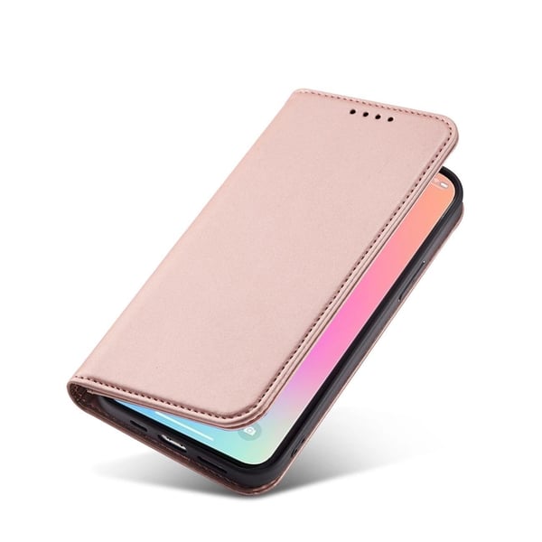 Hurtel Magnet Card Case mobiltelefon etui 17 cm (6.7") Folie Lyserød