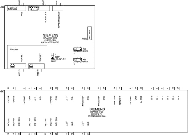 Siemens 6SL3243-0BB30-1FA0 gateway/controller