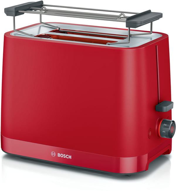 Bosch TAT3M124 leivänpaahdin 2 viipale(i)ta 950 W Punainen Bosch TAT3M124 leivänpaahdin 2 viipale(i)ta 950 W Punainen