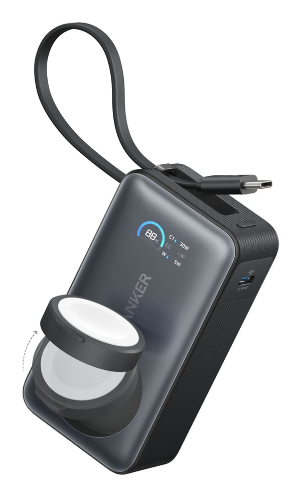 Anker MagGo 10000 mAh Trådløs opladning Sort Anker MagGo 10000 mAh Trådløs opladning Sort