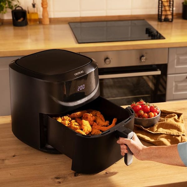 Miniatyrbild 9 av 11: Cecotec Cecofry Absolute 7600 Single 7,6 l Fristående 2000 W Varmluftsfritös Svart