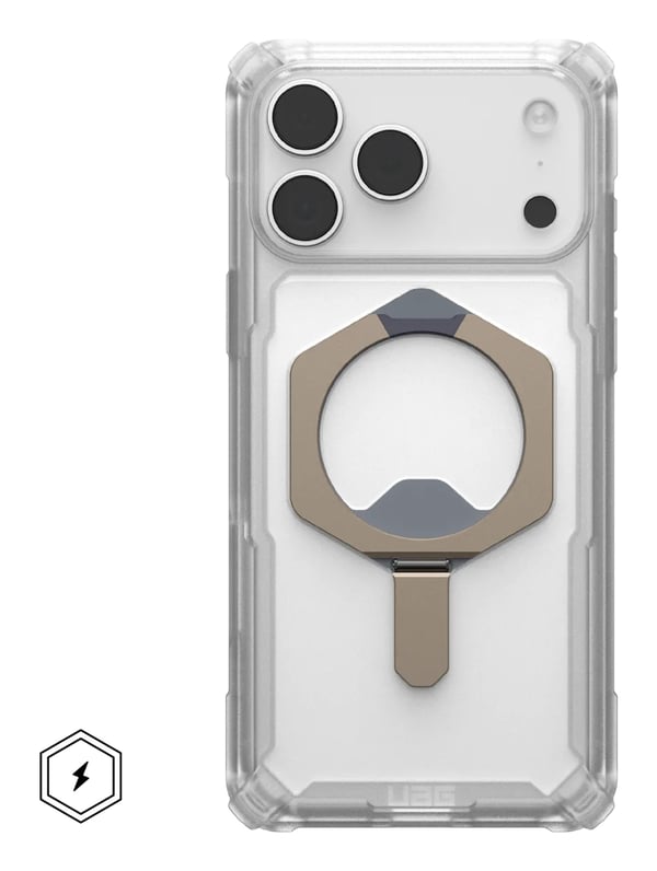 Miniatyrbillede 3 af 6: Urban Armor Gear 114528114G36 mobiltelefon etui 17,5 cm (6.9") Cover Titanium, Transparent