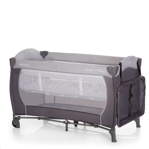 Hauck Sleep'n Play Center baby rejseseng Sort, Grå