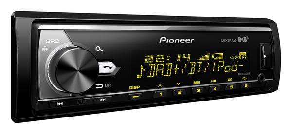 Pioneer MVH-X580DAB auton mediavastaanotin Musta Bluetooth