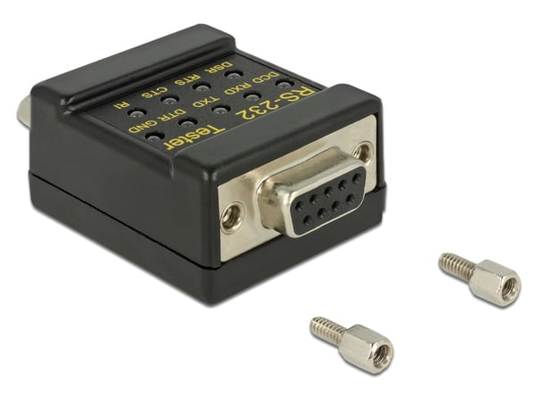 Miniatyrbillede 2 af 3: Delock RS-232 Tester DB9 hun > DB9 han