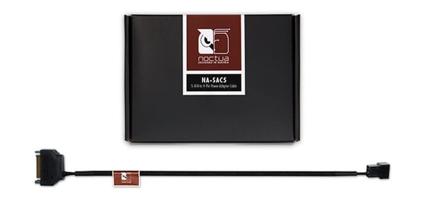 Miniatyrbillede 2 af 2: Noctua NA-SAC5 intern strømkabel
