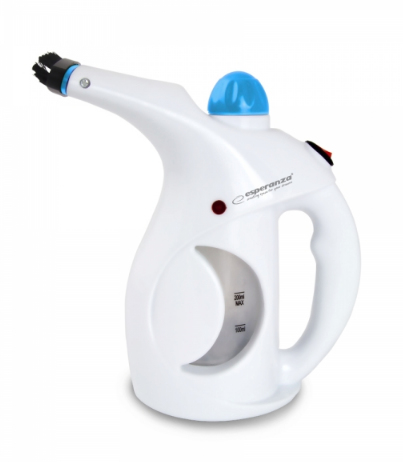 Miniatyrbillede 1 af 4: Esperanza EHI006 beklædningsdamper Håndholdt beklædningsdamper 0,2 L 800 W Sort, Blå, Hvid