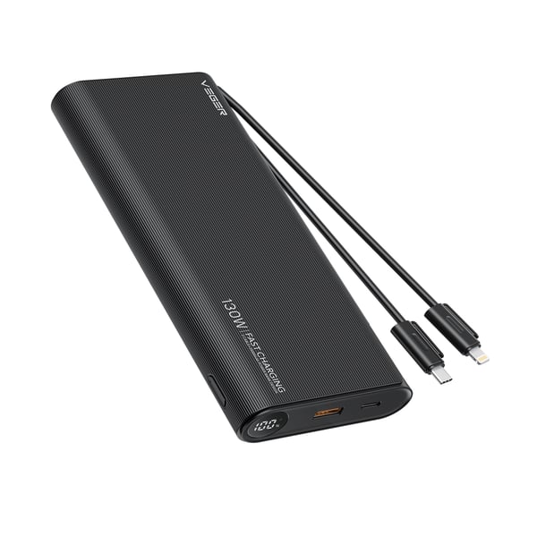 VEGER TC130 basstationer Litium-Ion (Li-Ion) 25000 mAh Svart
