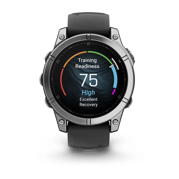Garmin Fenix E 3,3 cm (1.3") AMOLED 47 mm Digitaalinen 416 x 416 pikseliä Kosketusnäyttö Ruostumaton teräs Wi-Fi GPS (satelliitti)