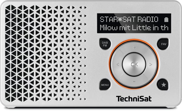 Pikkukuva 1 / 3: TechniSat DigitRadio 1 Kannettava Digitaalinen Oranssi, Hopea