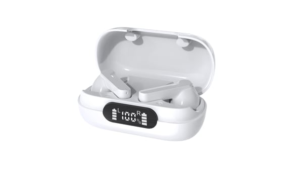 Miniatyrbild 3 av 7: Denver TWE-40 hörlur och headset True Wireless Stereo (TWS) I öra Samtal/musik Bluetooth Vit