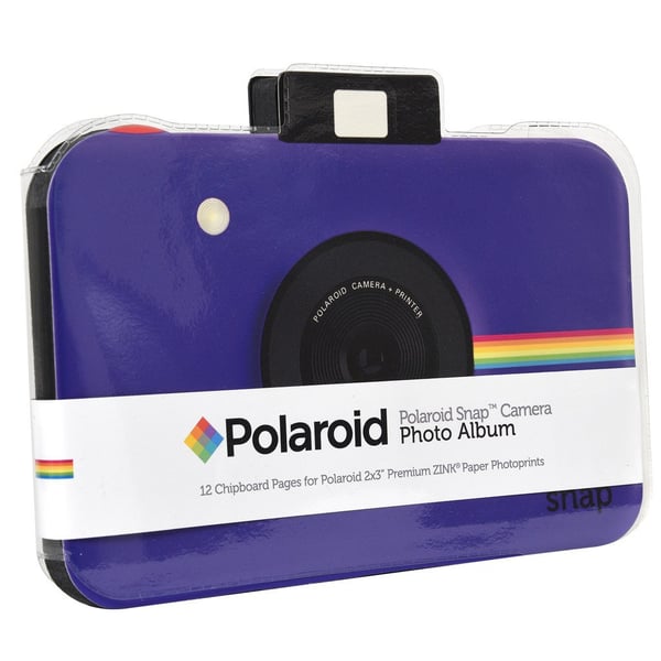 Polaroid Snap fotoalbum og arkbeskyttelse Lilla 10 ark