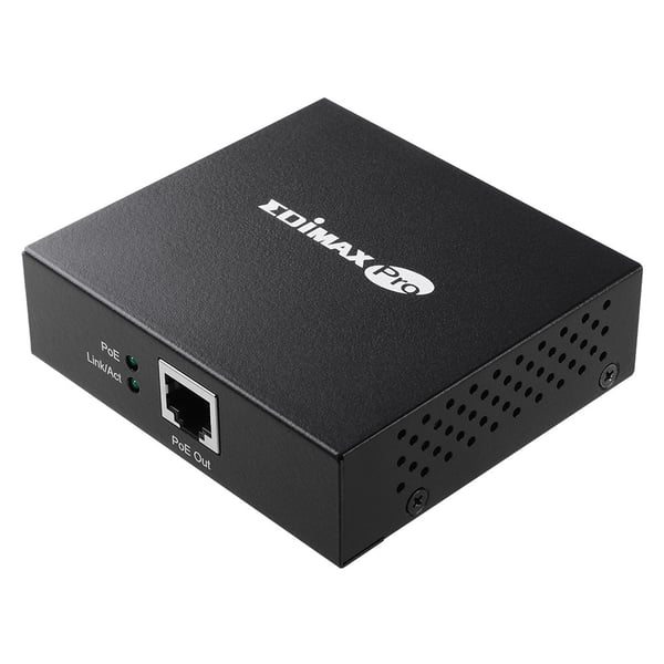 Miniatyrbild 1 av 4: Edimax GP-101ET nätverksförlängare Nätverkssändare Svart 10, 100, 1000 Mbit/s
