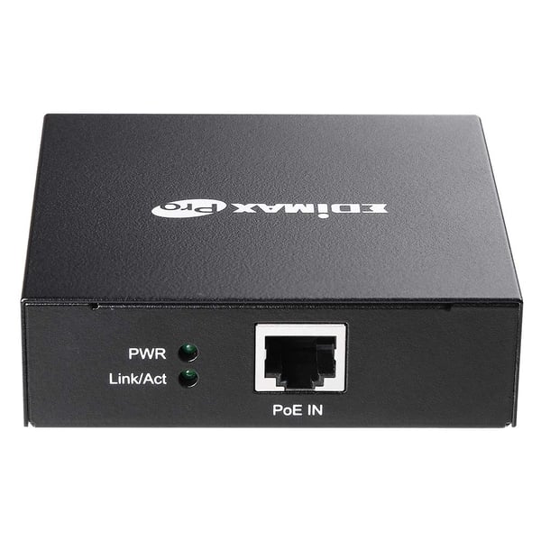 Miniatyrbild 3 av 4: Edimax GP-101ET nätverksförlängare Nätverkssändare Svart 10, 100, 1000 Mbit/s