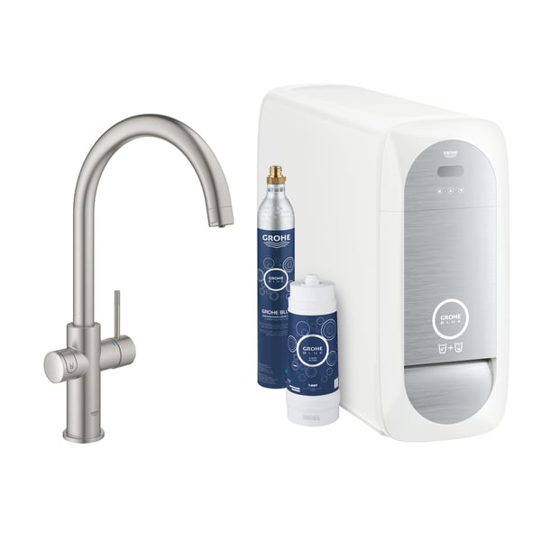 Miniatyrbillede 1 af 2: GROHE 31455DC1 vandhane Rustfrit stål