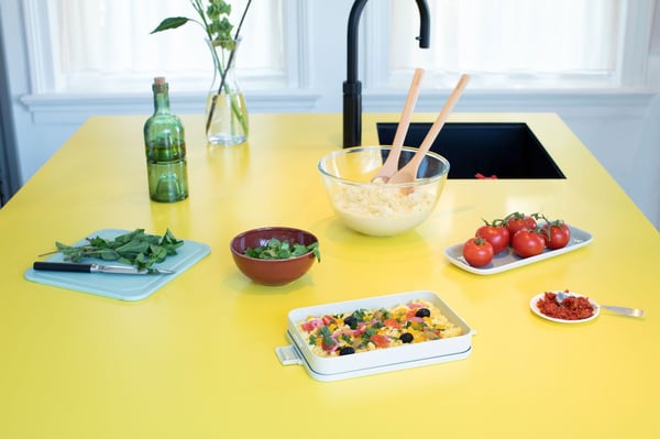 Miniatyrbillede 4 af 6: Brabantia Make & Take Frokostbeholder 1,1 L Plast Lys grå 1 stk