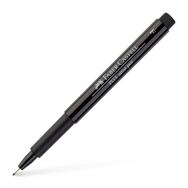 Miniatyrbillede 1 af 3: Faber-Castell Pitt Artist Sort Kuglepen 1 stk