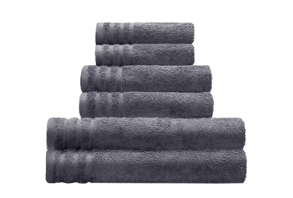 Kleine Wolke 3003912201 vieraspyyhe Puuvilla Harmaa 30 x 50 cm 1 kpl