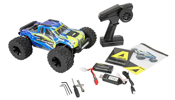 Miniatyrbillede 3 af 11: Amewi Hyper GO MTX14 Radio-kontrolleret (RC) model Monster lasbil Elektrisk motor 1:14