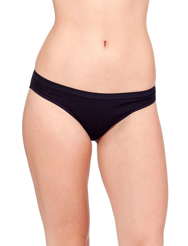 Miniatyrbillede 4 af 4: Icebreaker 103164001 M underbuks Bikini trusser Sort