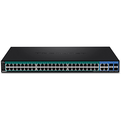 Miniatyrbillede 2 af 3: Trendnet TPE-5240WS netværksswitch Administreret Gigabit Ethernet (10/100/1000) Strøm over Ethernet (PoE) 1U Sort