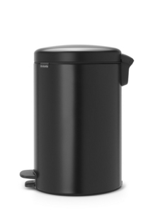 Brabantia 114106 skraldespand 20 L Rund Sort