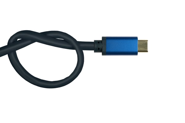 Alcasa 4812-CSF020B videokaapeli-adapteri 2 m USB Type-C DisplayPort Sininen