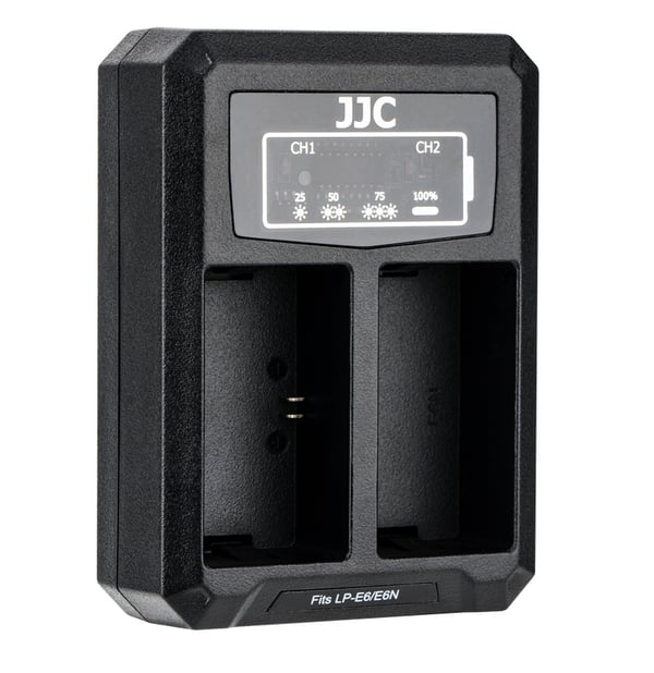 Pikkukuva 1 / 12: JJC DCH-LPE6 laturi Digitaalikameran akku USB