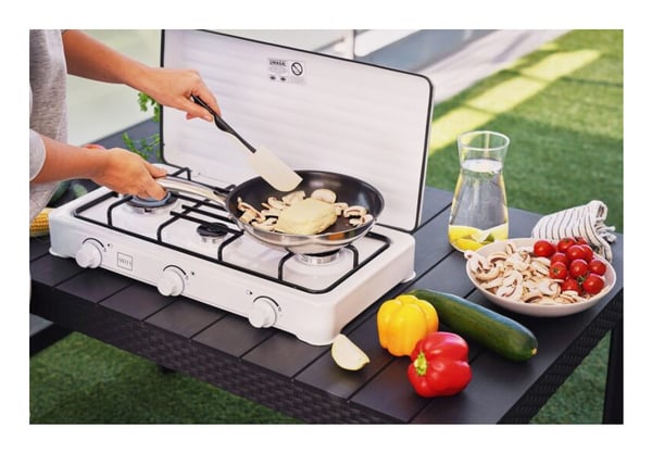 STELLA STKGB-03 Hvid Bordplade 58 cm Gaskomfur 3 zone(s)
