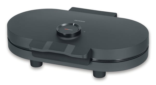 Miniatyrbillede 13 af 15: Severin WA 2118 2 vaffel/vafler 1200 W Sort