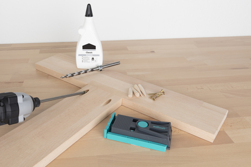 wolfcraft GmbH 4642000 jiggverktyg Pluggborrjigg, set