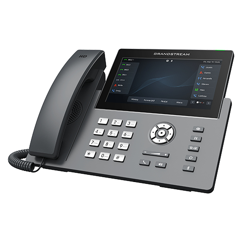 Grandstream Networks GRP2670 IP-telefoner Svart 12 linjer TFT Wi-Fi