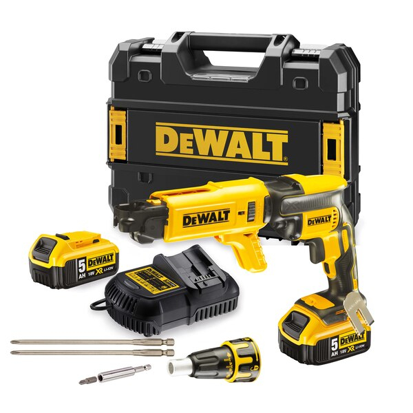DeWALT DCF620P2K-QW elektrisk skruetrækker & slagbor 4400 rpm Sort, Gul