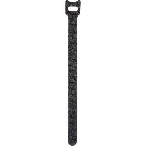 Miniatyrbillede 1 af 2: Toolcraft KL12X280SC kabelsamler Krog og løkke kabelbinder Velcro Sort 16 stk
